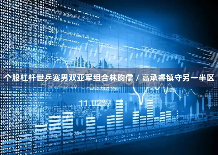 个股杠杆世乒赛男双亚军组合林昀儒 / 高承睿镇守另一半区